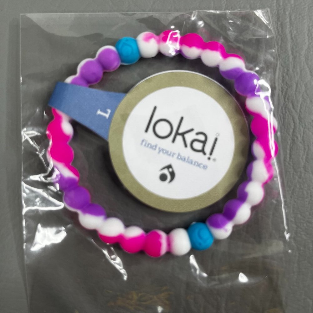 Lokai Bracelets Girl Mom Tie-Dye Pink & Purple Theme New Sealed NWT